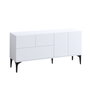 Hanah Home Glise - Dec0023 Consola Blanco y Negro